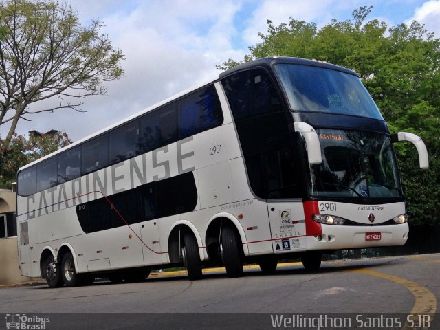 Auto Viação Catarinense 2901 na cidade de São Paulo, São Paulo, Brasil, por Lucas Miranda. Número da foto: #2901714.