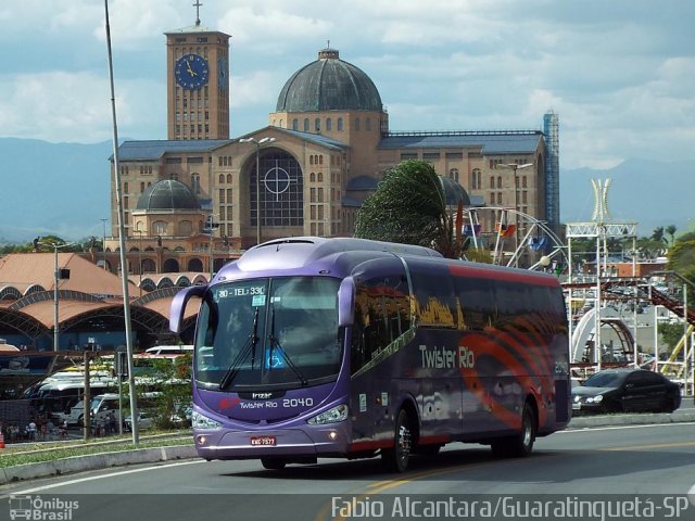Twister Rio Transporte e Turismo 2040 na cidade de Aparecida, São Paulo, Brasil, por Fabio Alcantara. Número da foto: #2901528.