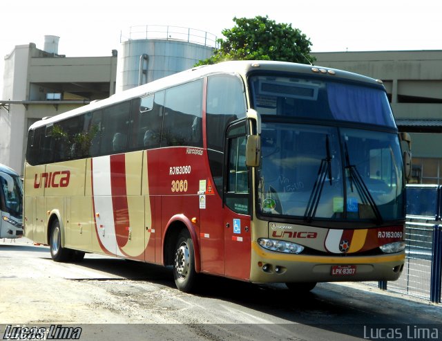 Transportes Única Petrópolis RJ 163.060 na cidade de Rio de Janeiro, Rio de Janeiro, Brasil, por Lucas Lima. Número da foto: #2899843.