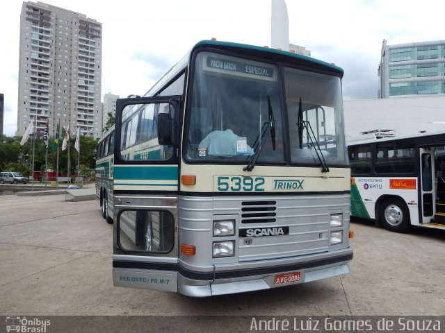 Viação Garcia 5392 na cidade de São Paulo, São Paulo, Brasil, por André Luiz Gomes de Souza. ID da foto: 2901729.