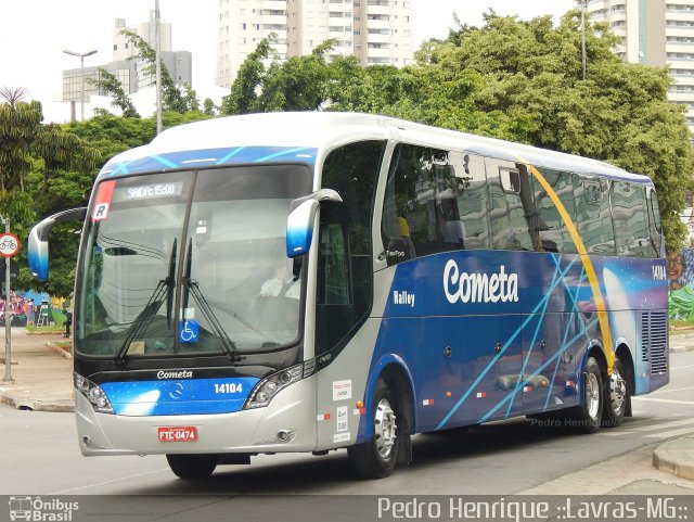 Viação Cometa 14104 na cidade de São Paulo, São Paulo, Brasil, por Pedro Henrique Gumercindo da Silva. Número da foto: #2900566.