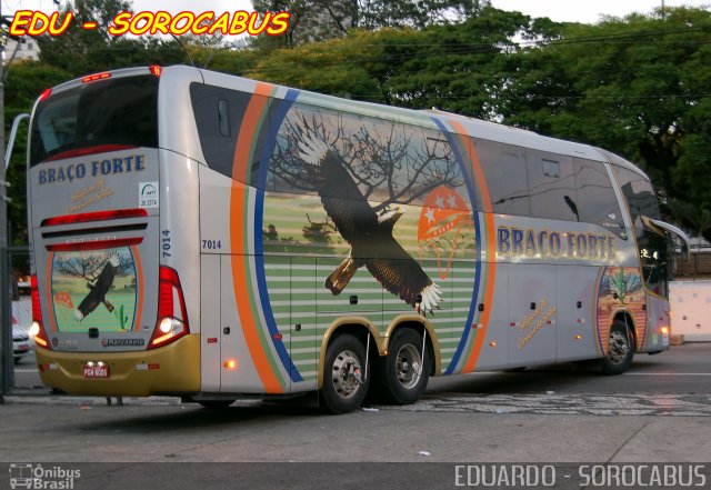 Braço Forte Turismo 7014 na cidade de São Paulo, São Paulo, Brasil, por EDUARDO - SOROCABUS. Número da foto: #2901064.