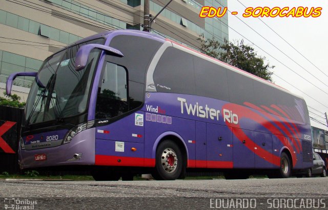Twister Rio Transporte e Turismo 2020 na cidade de São Paulo, São Paulo, Brasil, por EDUARDO - SOROCABUS. Número da foto: #2901148.