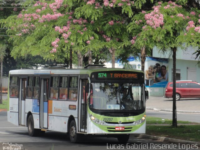HP Transportes Coletivos 20207 na cidade de Goiânia, Goiás, Brasil, por Lucas Gabriel Resende Lopes. Número da foto: #2903610.