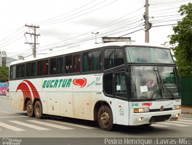 Eucatur - Empresa União Cascavel de Transportes e Turismo 3215 na cidade de São Paulo, São Paulo, Brasil, por Pedro Henrique Gumercindo da Silva. Número da foto: #2902238.