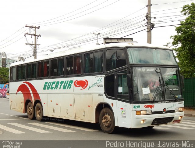 Eucatur - Empresa União Cascavel de Transportes e Turismo 3215 na cidade de São Paulo, São Paulo, Brasil, por Pedro Henrique Gumercindo da Silva. ID da foto: 2902238.