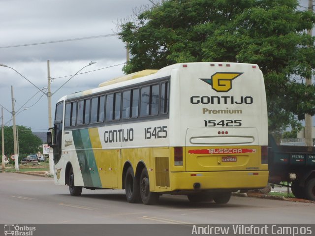 Empresa Gontijo de Transportes 15425 na cidade de Pirapora, Minas Gerais, Brasil, por Andrew Campos. ID da foto: 2905870.