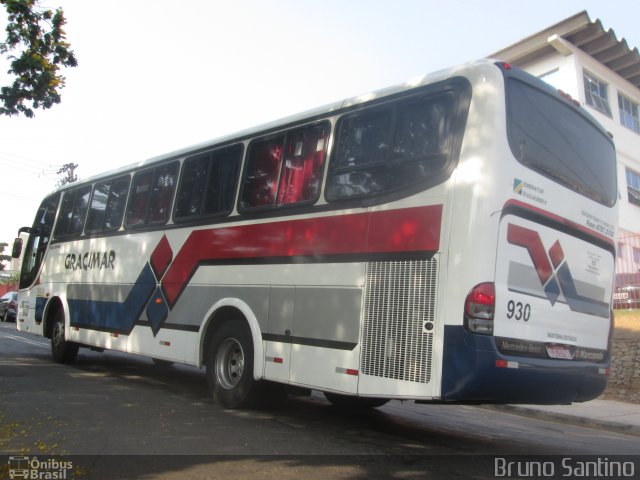 Gracimar Transporte e Turismo 930 na cidade de Taboão da Serra, São Paulo, Brasil, por Bruno Santino. Número da foto: #2905983.