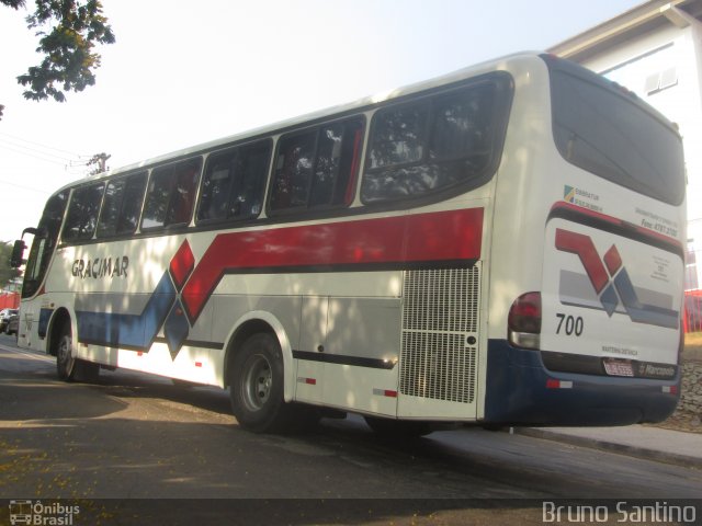 Gracimar Transporte e Turismo 700 na cidade de Taboão da Serra, São Paulo, Brasil, por Bruno Santino. Número da foto: #2905978.