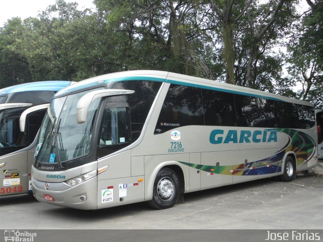 Viação Garcia 7216 na cidade de Rio de Janeiro, Rio de Janeiro, Brasil, por Junior Almeida. Número da foto: #2906366.