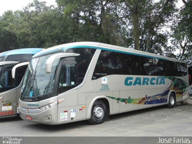 Viação Garcia 7216 na cidade de Rio de Janeiro, Rio de Janeiro, Brasil, por Junior Almeida. ID da foto: 2906366.