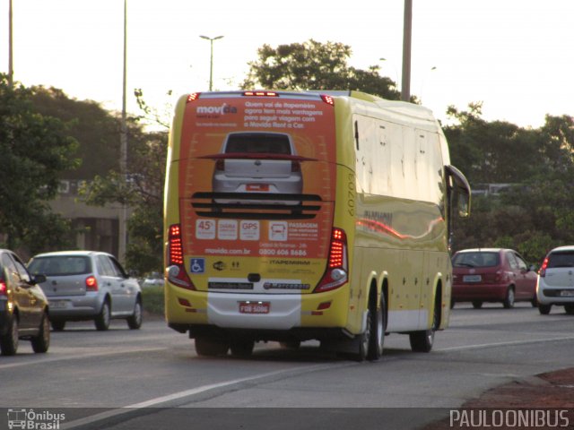 Viação Itapemirim 60703 na cidade de Riacho Fundo, Distrito Federal, Brasil, por Paulo Camillo Mendes Maria. ID da foto: 2905714.