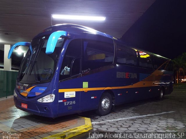 Breda Transportes e Serviços 1724 na cidade de Guaratinguetá, São Paulo, Brasil, por Fabio Alcantara. Número da foto: #2908632.