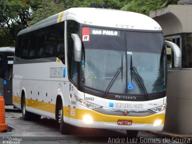 Empresa Cruz 49403 na cidade de São Paulo, São Paulo, Brasil, por André Luiz Gomes de Souza. ID da foto: 2908672.