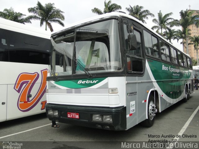 Betur - Boa Esperança Turismo 7158 na cidade de Aparecida, São Paulo, Brasil, por Marco Aurélio de Oliveira. Número da foto: #2906992.