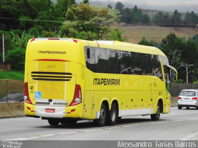 Viação Itapemirim 60521 na cidade de Aparecida, São Paulo, Brasil, por Alexsandro  Farias Barros. Número da foto: #2906852.
