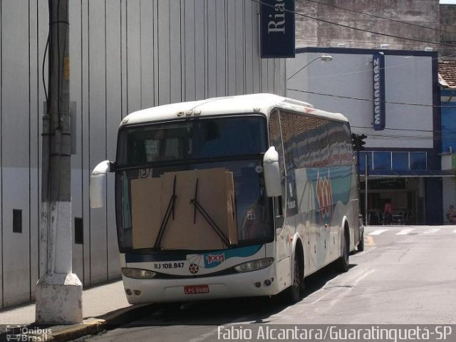 Auto Viação 1001 RJ 108.847 na cidade de Guaratinguetá, São Paulo, Brasil, por Fabio Alcantara. ID da foto: 2908607.