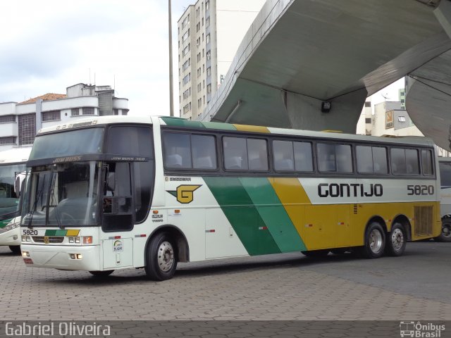 Empresa Gontijo de Transportes 5820 na cidade de Belo Horizonte, Minas Gerais, Brasil, por Gabriel Oliveira. ID da foto: 2907122.