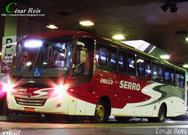 Viação Serro 28113 na cidade de Belo Horizonte, Minas Gerais, Brasil, por César Ônibus. ID da foto: 2908794.