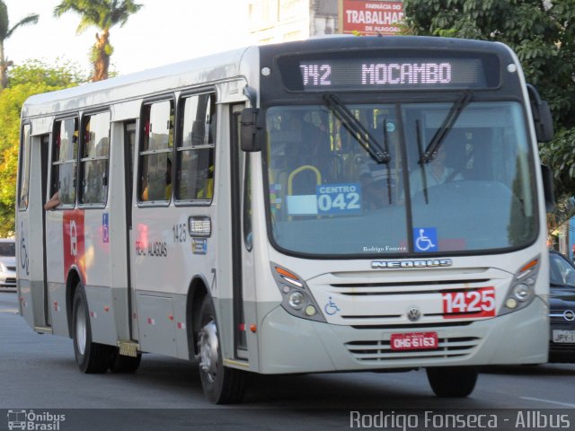 Real Alagoas de Viação 1425 na cidade de Maceió, Alagoas, Brasil, por Rodrigo Fonseca. ID da foto: 2910774.