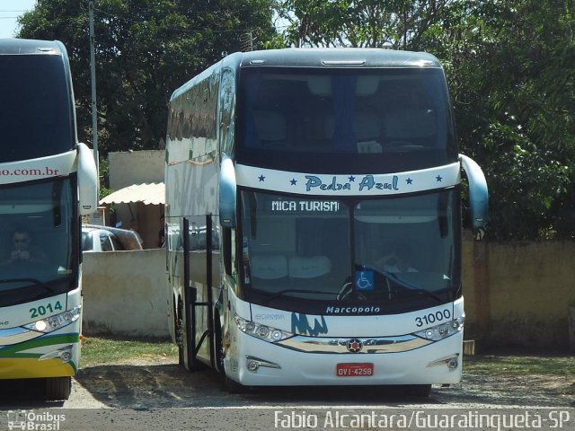 Pedra Azul Turismo 31000 na cidade de Guaratinguetá, São Paulo, Brasil, por Fabio Alcantara. Número da foto: #2910483.