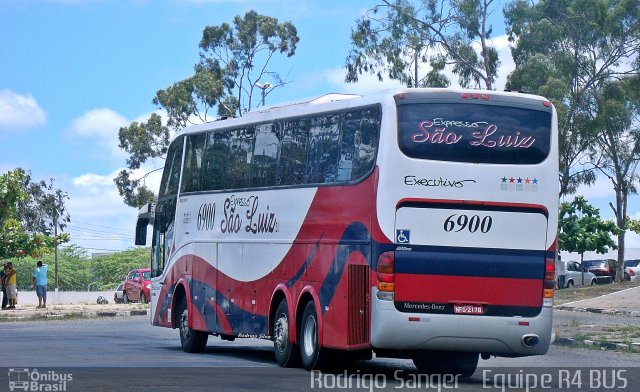 Expresso São Luiz 6900 na cidade de Caruaru, Pernambuco, Brasil, por Rodrigo S. G Busólogo do Brasil. Número da foto: #2910415.