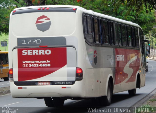 Viação Serro 1770 na cidade de Belo Horizonte, Minas Gerais, Brasil, por Welisson  Oliveira. ID da foto: 2910771.