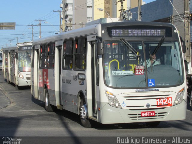 Real Alagoas de Viação 1424 na cidade de Maceió, Alagoas, Brasil, por Rodrigo Fonseca. Número da foto: #2910793.