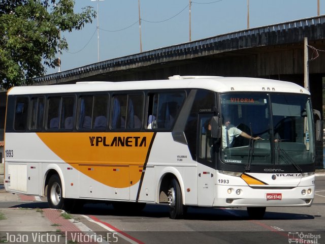 Planeta Transportes Rodoviários 1993 na cidade de Vitória, Espírito Santo, Brasil, por João Victor. ID da foto: 2911941.