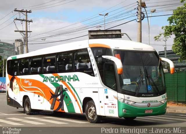 Empresa de Transportes Andorinha 6245 na cidade de São Paulo, São Paulo, Brasil, por Pedro Henrique Gumercindo da Silva. ID da foto: 2912134.