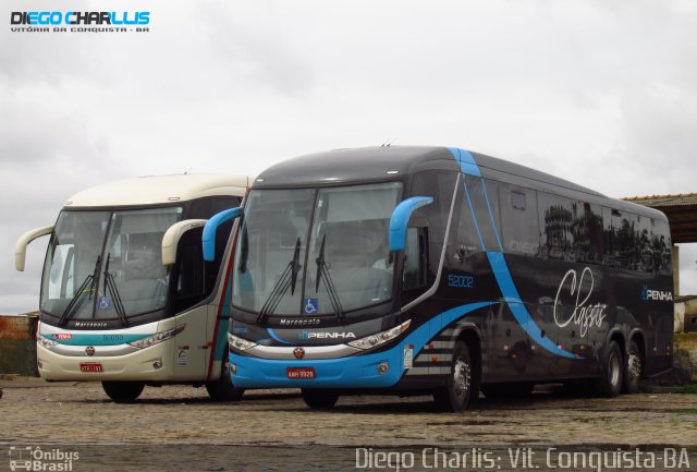 Empresa de Ônibus Nossa Senhora da Penha 52002 na cidade de Vitória da Conquista, Bahia, Brasil, por Diego Charlis Coelho. Número da foto: #2913212.