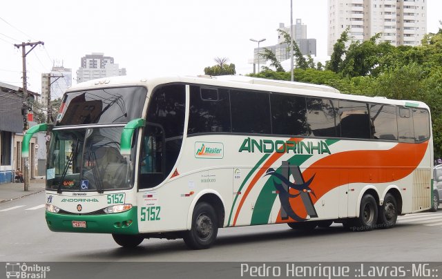 Empresa de Transportes Andorinha 5152 na cidade de São Paulo, São Paulo, Brasil, por Pedro Henrique Gumercindo da Silva. ID da foto: 2912130.