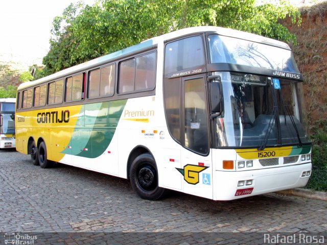 Empresa Gontijo de Transportes 15200 na cidade de João Monlevade, Minas Gerais, Brasil, por Rafael Rosa. ID da foto: 2912088.