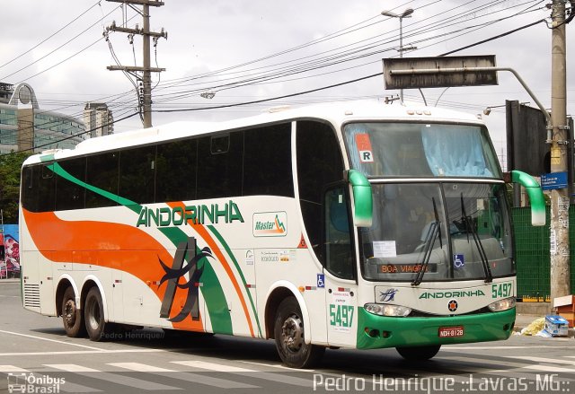 Empresa de Transportes Andorinha 5497 na cidade de São Paulo, São Paulo, Brasil, por Pedro Henrique Gumercindo da Silva. Número da foto: #2912129.