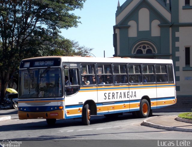 Viação Sertaneja 21 na cidade de Curvelo, Minas Gerais, Brasil, por Lucas Leite. Número da foto: #2916217.