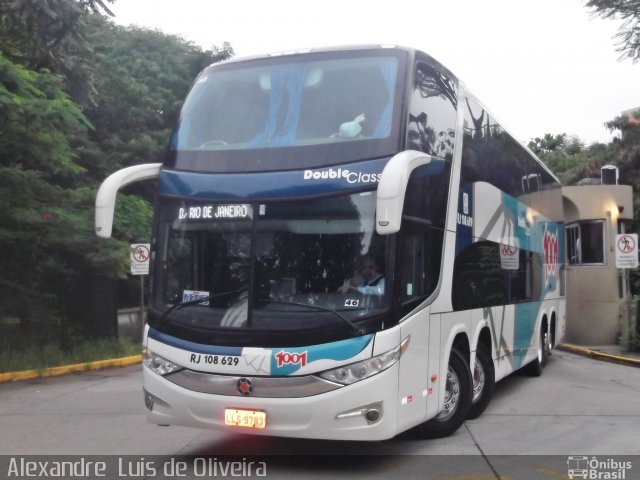 Auto Viação 1001 RJ 108.629 na cidade de São Paulo, São Paulo, Brasil, por Alexandre  Luis de Oliveira. Número da foto: #2914797.