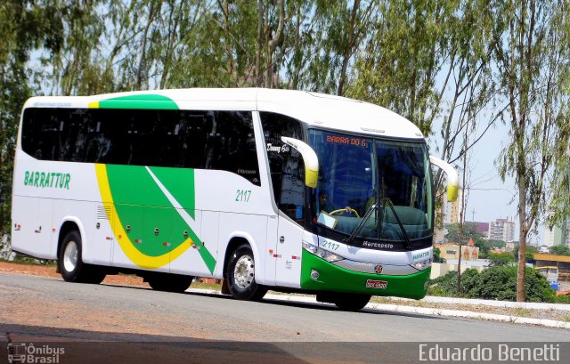 Barrattur - Transportes e Turismo 2117 na cidade de Cuiabá, Mato Grosso, Brasil, por Eduardo Benetti . ID da foto: 2914701.