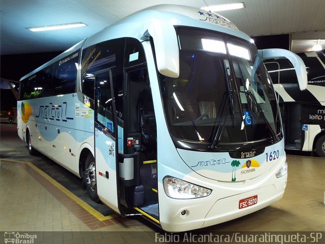 Transportadora Turística Natal 1620 na cidade de Guaratinguetá, São Paulo, Brasil, por Fabio Alcantara. Número da foto: #2916601.