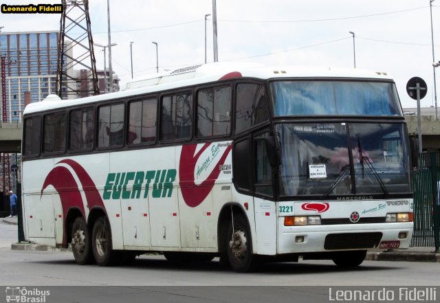 Eucatur - Empresa União Cascavel de Transportes e Turismo 3221 na cidade de São Paulo, São Paulo, Brasil, por Leonardo Fidelli. Número da foto: #2915381.