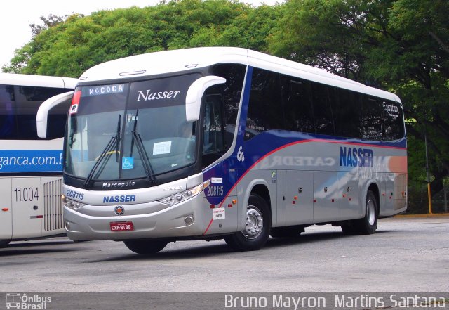 Viação Nasser 208115 na cidade de São Paulo, São Paulo, Brasil, por Bruno Mayron  Martins Santana. Número da foto: #2914900.