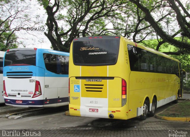 Viação Itapemirim 48135 na cidade de São Paulo, São Paulo, Brasil, por Danilo Souza. Número da foto: #2914671.