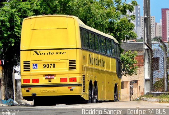 Viação Nordeste 9070 na cidade de Natal, Rio Grande do Norte, Brasil, por Rodrigo S. G Busólogo do Brasil. Número da foto: #2916537.