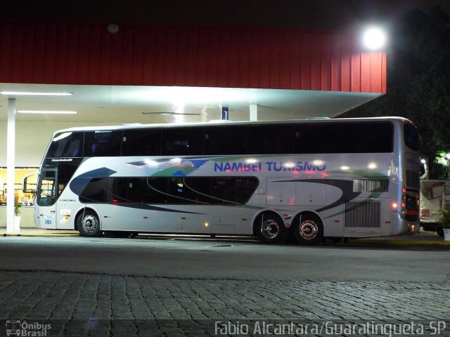 Nambei Turismo 701 na cidade de Guaratinguetá, São Paulo, Brasil, por Fabio Alcantara. ID da foto: 2915950.