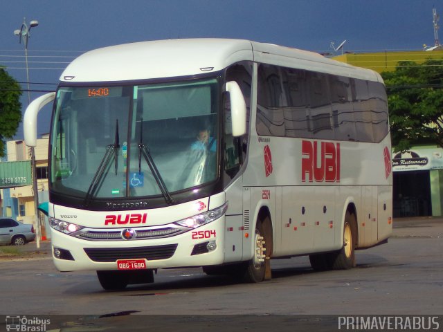Expresso Rubi 2504 na cidade de Primavera do Leste, Mato Grosso, Brasil, por Alexandre Rodrigo. Número da foto: #2914675.