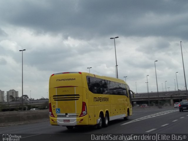Viação Itapemirim 60825 na cidade de São Paulo, São Paulo, Brasil, por Daniel Saraiva Cordeiro. Número da foto: #2914842.