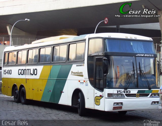 Empresa Gontijo de Transportes 15410 na cidade de Belo Horizonte, Minas Gerais, Brasil, por César Ônibus. ID da foto: 2915472.