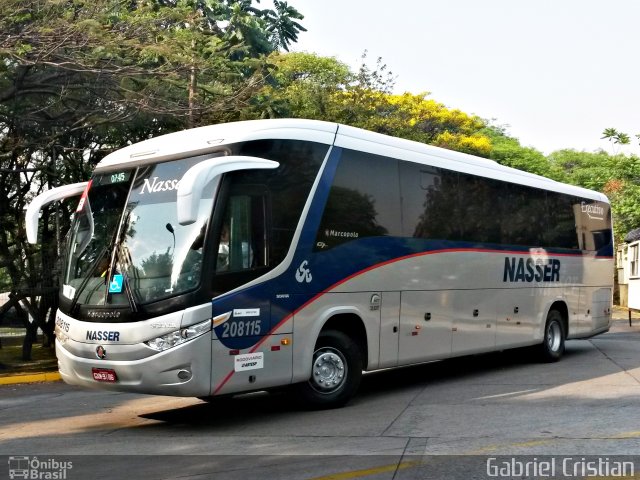 Viação Nasser 208115 na cidade de São Paulo, São Paulo, Brasil, por Gabriel Cristian. ID da foto: 2914030.