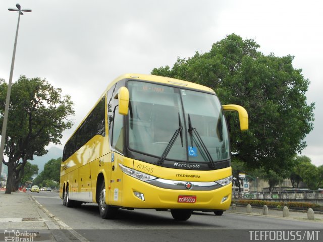 Viação Itapemirim 60645 na cidade de Rio de Janeiro, Rio de Janeiro, Brasil, por Stefano  Rodrigues dos Santos. Número da foto: #2916773.