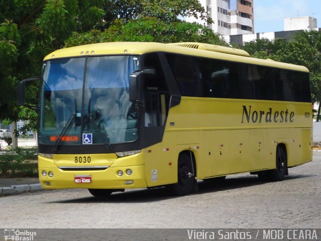 Viação Nordeste 8030 na cidade de Fortaleza, Ceará, Brasil, por Vieira Santos. Número da foto: #2919028.