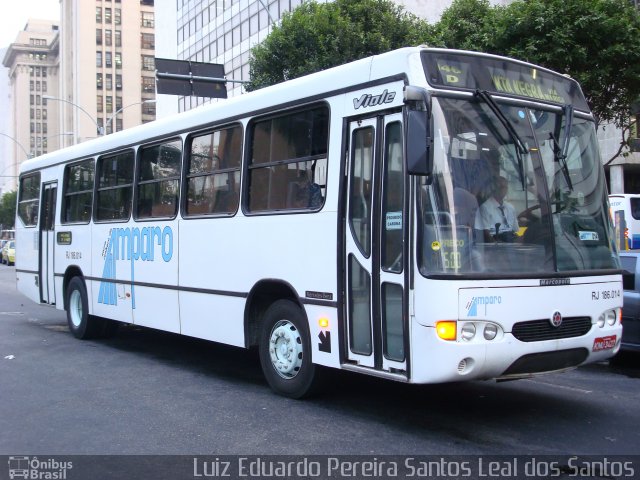 Viação Nossa Senhora do Amparo RJ 186.014 na cidade de Rio de Janeiro, Rio de Janeiro, Brasil, por Luiz Eduardo Pereira Santos Leal dos Santos. Número da foto: #2918299.